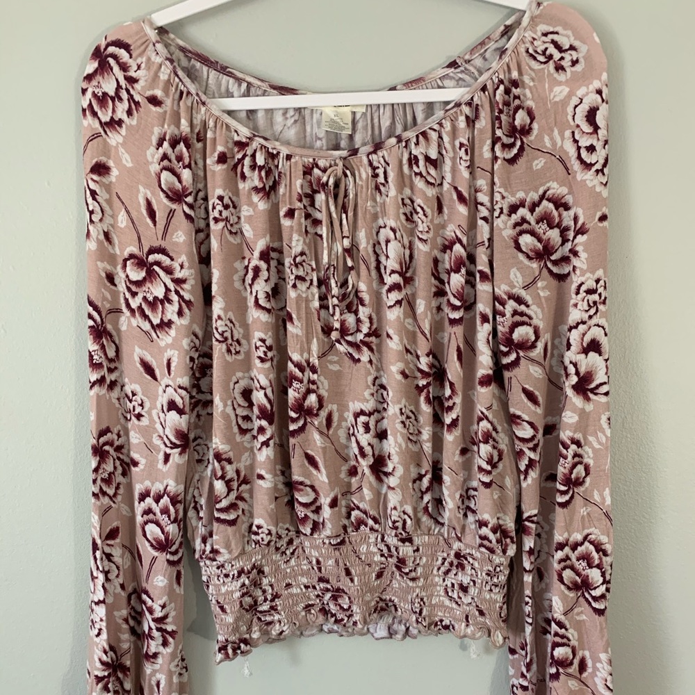 Off the Shoulder Floral Top